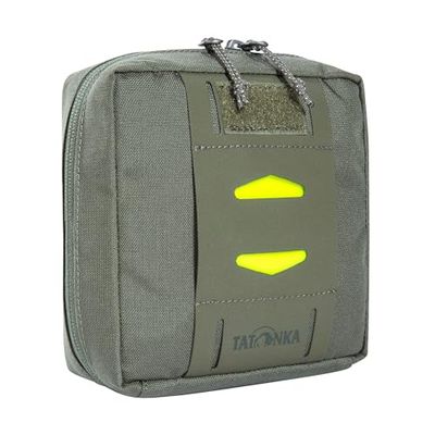 Tatonka Universal Pouch 14 X 14 Bolsa Adicional para Mochila, Gris Piedra Oliva, 14 x 14 cm Unisex Adulto