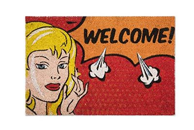 Excelsa Pop Zerbino Ingresso, Fibra di Cocco, Multicolore, 40 x 60 cm