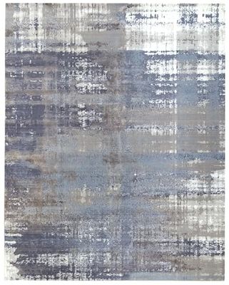 HAMID Hedendaagse wollen tapijt van Alpen, zacht, groot, voor woonkamer, slaapkamer, woonkamer (turkooisgrijs, 350 x 250 cm)