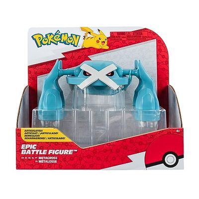 Pokémon PKW3059 Epic Figure Metagross Official Articulated Figure 30 cm