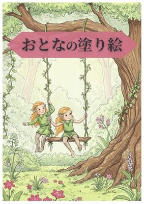 おとなの塗り絵: ゆるやかな色のセラピー