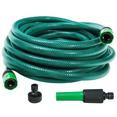 WERKA PRO Werkapro - Tubo di irrigazione scanalato, Armato e Attrezzato, ø 15 mm, 20 mm, Colore: Verde