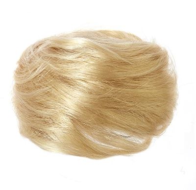 American Dream Luxueux Chignon 100 % Cheveux Humains Couleur 27 Blond Riche Petit