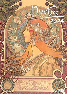 Mucha 2024 Art Calendar Poster Calendar 50 x 70 cm (Art Classic)