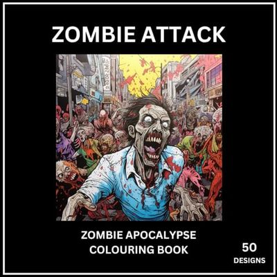 Zombie Attack: Zombie Apocalypse Colouring Book