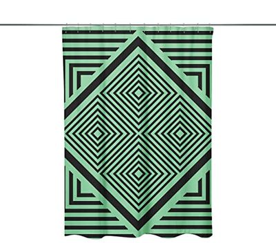Bonamaison Tenda da Doccia Impermeabile, Resistente alle Muffe, Facile da Pulire, Tenda da doccia Stampata Digitalmente, Lavabile, Dimensioni 150x200, 1 Pezzo - Prodotto e Progettato in Turchia
