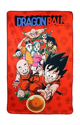 SD toys SDTDRB22104 - Personaggi e Palla Db Coperta Polar Dragon Ball