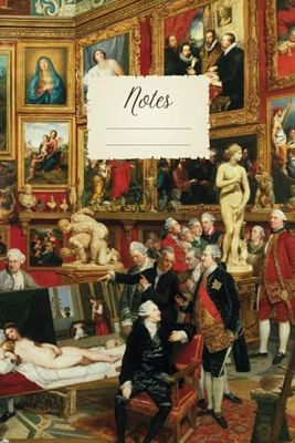 Notes: Lined Notebook Journal with Classical Vintage Art Aesthetic Design, 6x9, Ruled, 120 Premium Pages, 572