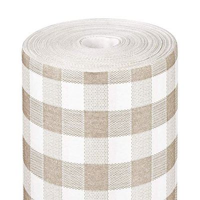 "Tête-À-Tête" Pré. 120Cm (20 Feu.) 'Like Linen - Vichy' 70 G/M2 0,40X24 M Taupe Spunlace