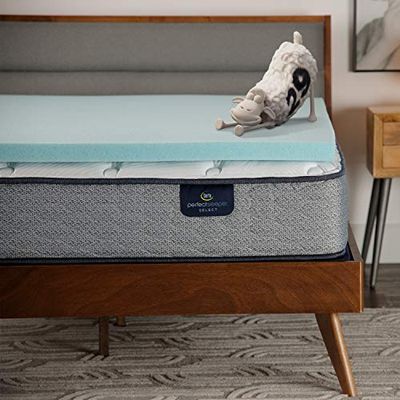 Serta Surmatelas en Mousse à mémoire de Forme ThermaGel pour Grand lit