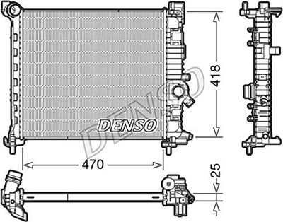 DENSO DRM20114 - Refrigerador del motor