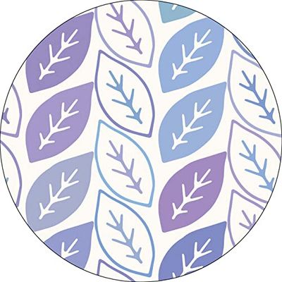 Bonateks, Ronde digitaal bedrukte muismat, antislip onderkant, voor kantoor en thuis, diameter: 22 cm