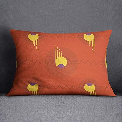Questo Casa Dekorativt kuddöverdrag, dekorativt örngott, heminredning, för soffa, kafé, storlek: 35 x 50 cm – designad och tillverkad i Turkiye