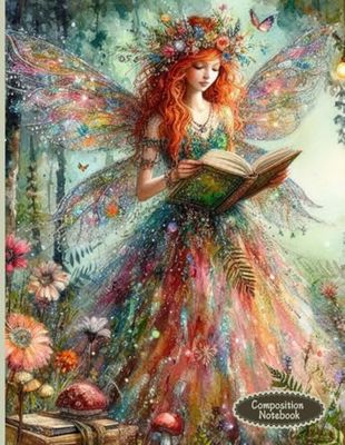 Composition Notebook: Fairy Forest Collection, Fairy Journals, 120 College-Ruled, Lined, Cream-Colored Pages