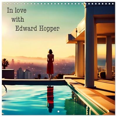 In love with Edward Hopper (Wall Calendar 2026 12" x 24" / 30 x 60 cm (open)) CALVENDO 12 Month Wall Calendar