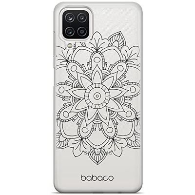 ERT GROUP mobiel telefoonhoesje voor Samsung A12 / M12 / F12 origineel en officieel erkend Babaco patroon Mandalas 006 optimaal aangepast aan de vorm van de mobiele telefoon, gedeeltelijk bedrukt