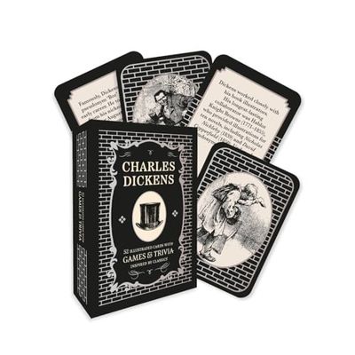Charles Dickens: 52 Illustrated Cards With Games and Trivia Inspired by Classics