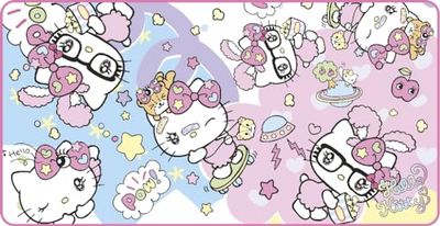 Konix Hello Kitty Alfombrilla de ratón Gaming XXL 90 x 46 cm - Superficie de Microfibra Antideslizante - Caucho