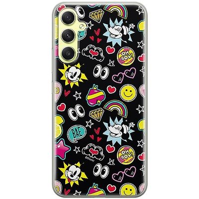 ERT GROUP mobiltelefonfodral för Samsung A34 5G originalt och officiellt licensierat Disney mönster Mickey & Minnie 013 optimalt anpassad till formen på mobiltelefonen, fodral tillverkad av TPU-plast