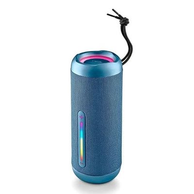 glowster Altavoz portátil Bluetooth 60W con Luces RGB, IP67, Color Azul - Ideal para Fiestas y Actividades al Aire Libre.