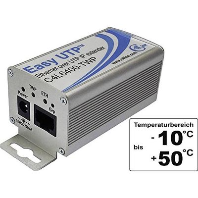 Renkforce RF-2555340 Netwerkuitbreiding 2-draads Reikwijdte (max.): 500 m 1 stuk(s) 100 MBit/s Zonder PoE-functie