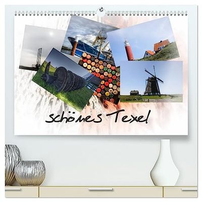 schönes Texel (hochwertiger Premium Wandkalender 2025 DIN A2 quer), Kunstdruck in Hochglanz: Impressionen von der Sonneninsel Texel