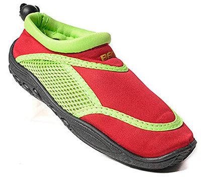 Beco Surf Scarpe da spiaggia per bambini, Rosso/Verde, 33, 92171-58