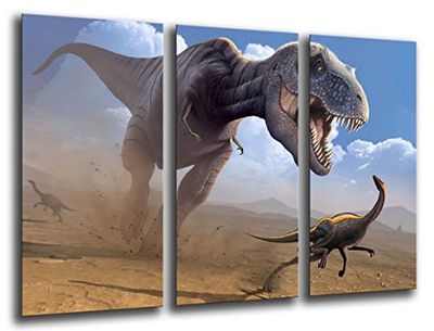 Quarter Kameraaffisch Fotografisk Dinosaurs, T-Rex Total storlek: 97 x 62 cm XXL, Multifärg