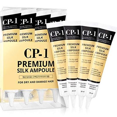 Esthetic House CP-1 Ampoule de soie de qualité supérieure à la kératine Silk 4ea / traitement de la céramide pour cheveux Réparation des protéines