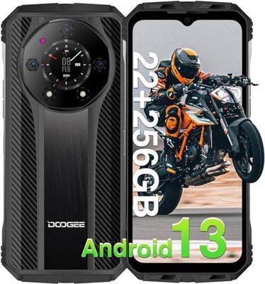 DOOGEE S110 12GB/256GB Black - Rugged Brand Mobile Phone