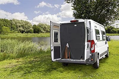 Hindermann Mov9943181, Insektenschutzvorhang Hecktür mit Magnetbefestigung H2 Unisex, Standard, Taglia Unica