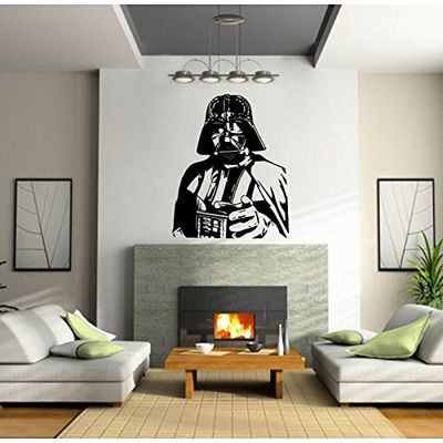 Tatoutex Stickers Dark Vador - Bordeaux, L 80cm x H 96cm