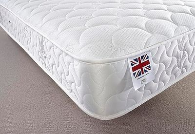 Somnior Beds Bed Centre mały pojedynczy pikowany materac sprężynowy z pianki memory