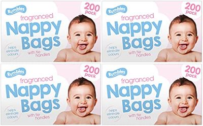 Nappy bags Jumbo Box - 4 x 200 pack (800 in total)