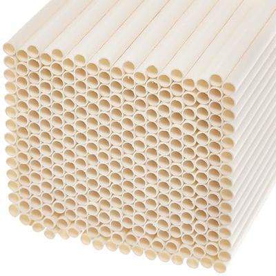 Baker Ross FN126 Sugrör av papper - 300 st, biologiskt nedbrytbara, återanvändbara och mångsidiga sugrör av papper