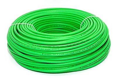 Lazsa 3187R100 Cavo Rete Ethernet Categoria 6 U/Utp FRLSZH Verde, 100 MTS