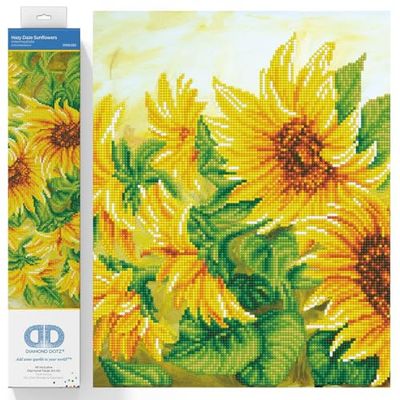 Diamond Dotz Kit de Peinture au Diamant, Tissue, Blanc, 65 x 49 cm