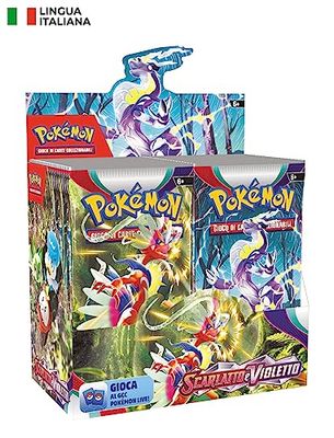 Pokémon 184-61322 TCG Scarlet and Violet Envelope Display (36 Expansion Bags)