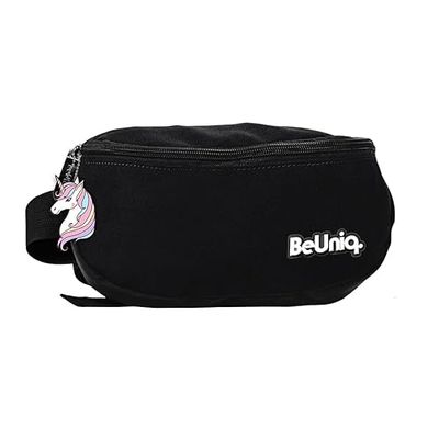 PASO BeUniq Riñonera, Unisex-Youth, Black, 13 x 24 x 9 cm