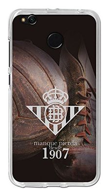 BeCool tpu-xi035-rbb06 – Custodia Gel Flessibile Real Betis balompié per Xiaomi Redmi 4 x Motivo Stemma 1, Multicolore