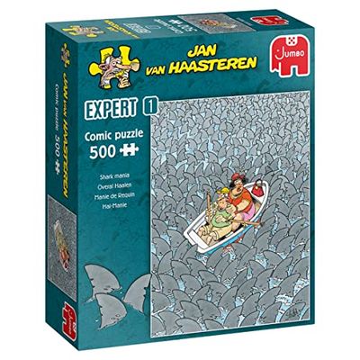 Jumbo Diset Jan van Haasteren Expert 1: Sharks Everywhere 500 Pieces - Puzzle for Adults