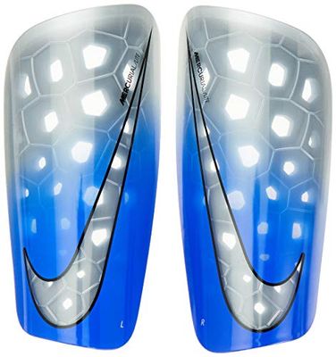 NIKE Mercurial Lite scheenbeschermers, uniseks, volwassenen, zilverkleurig (metallic zilver), XL