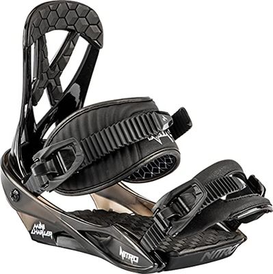 Nitro Unisex młodzieżowa mini ładowarka BDG (polybag) ´22 wiązanie snowboardowe, czarna, S