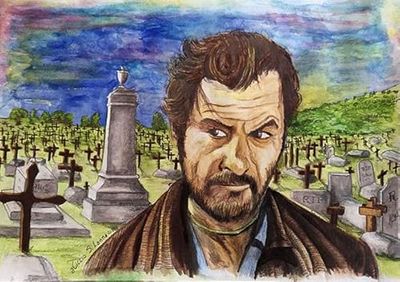 Calamite miniature d'arte - Serie "Sergio e AliceLanna" (Ritratti, Sergio Lanna, Tuco "The ugly")