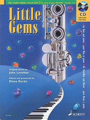 Little Gems Vol. 1 Flûte Traversiere +CD: Vol. 1. flute and piano.