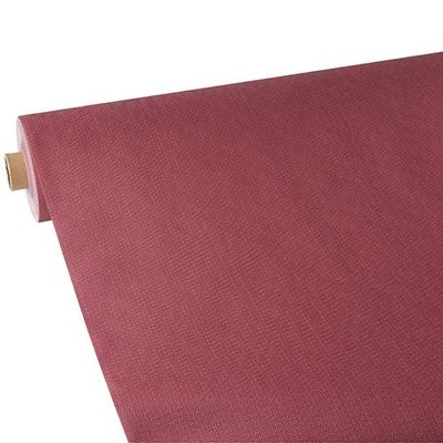 Soft Selection Nappe en tissu non-tissé Plus Table Bordeaux Bordeaux sur rouleau 25m x 1,18m, 1rouleau