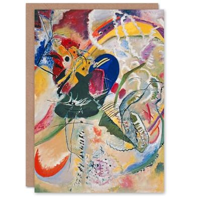 Artery8 Wassily Kandinsky Art Card Improvisation 35 Colourful Abstract