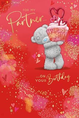 Me To You Tatty Teddy - Biglietto di auguri per il mio partner, 15 x 22 cm, collezione ufficiale