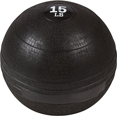 Trademark Innovations Nero, Palla Medica per Esercizi, 6,8 kg, Colore Unisex, 15lbs