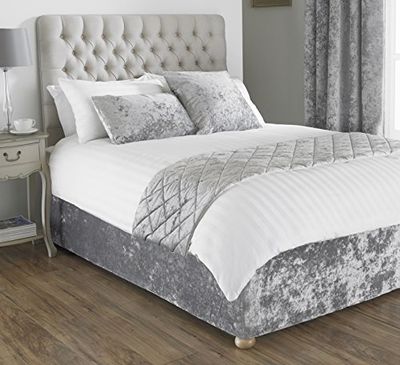 Paoletti Verona Diwan bedframe, Panné-fluweel, wrap-P1